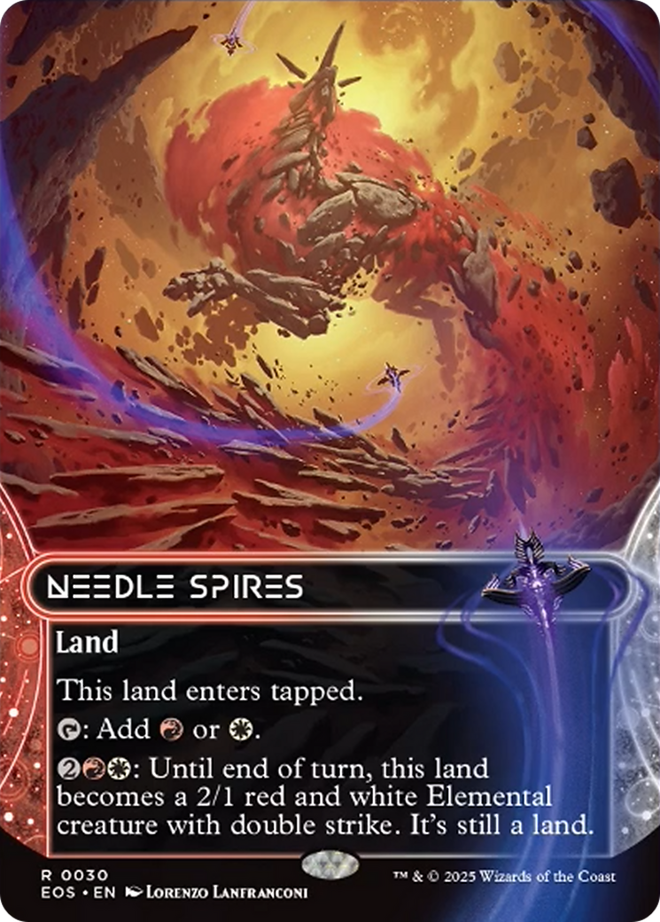 Needle Spires (0030) (Borderless) [Edge of Eternities: Stellar Sights] | Empire Gaming NC