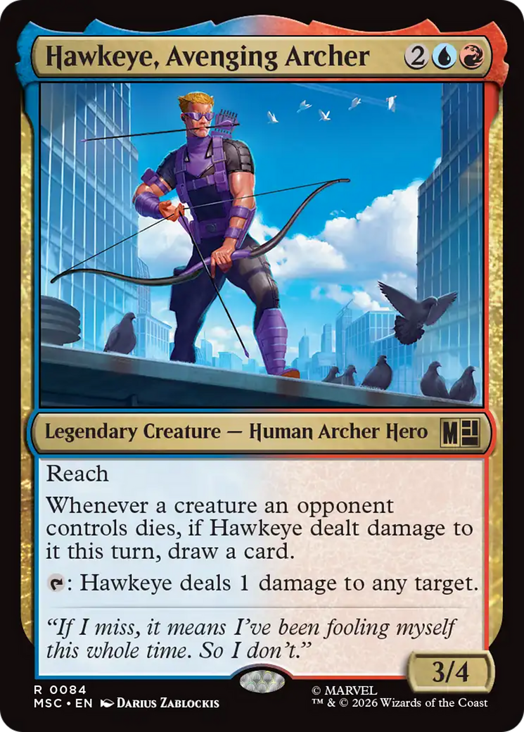 Hawkeye, Avenging Archer [Marvel Super Heroes Commander] | Empire Gaming NC