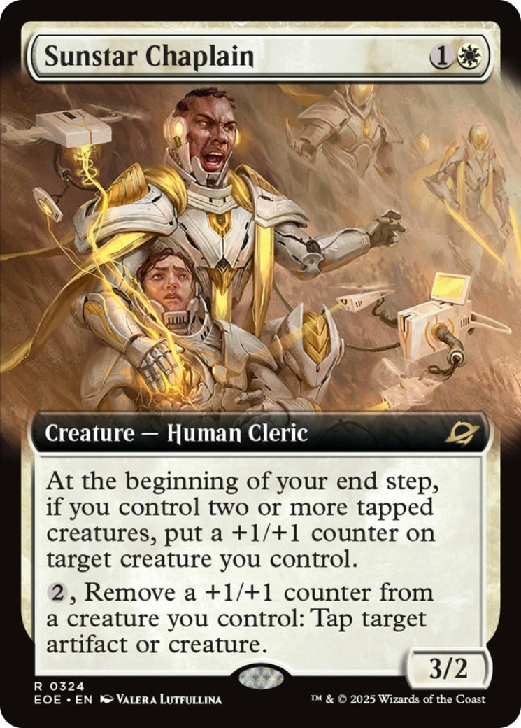 Sunstar Chaplain (Extended Art) [Edge of Eternities] | Empire Gaming NC