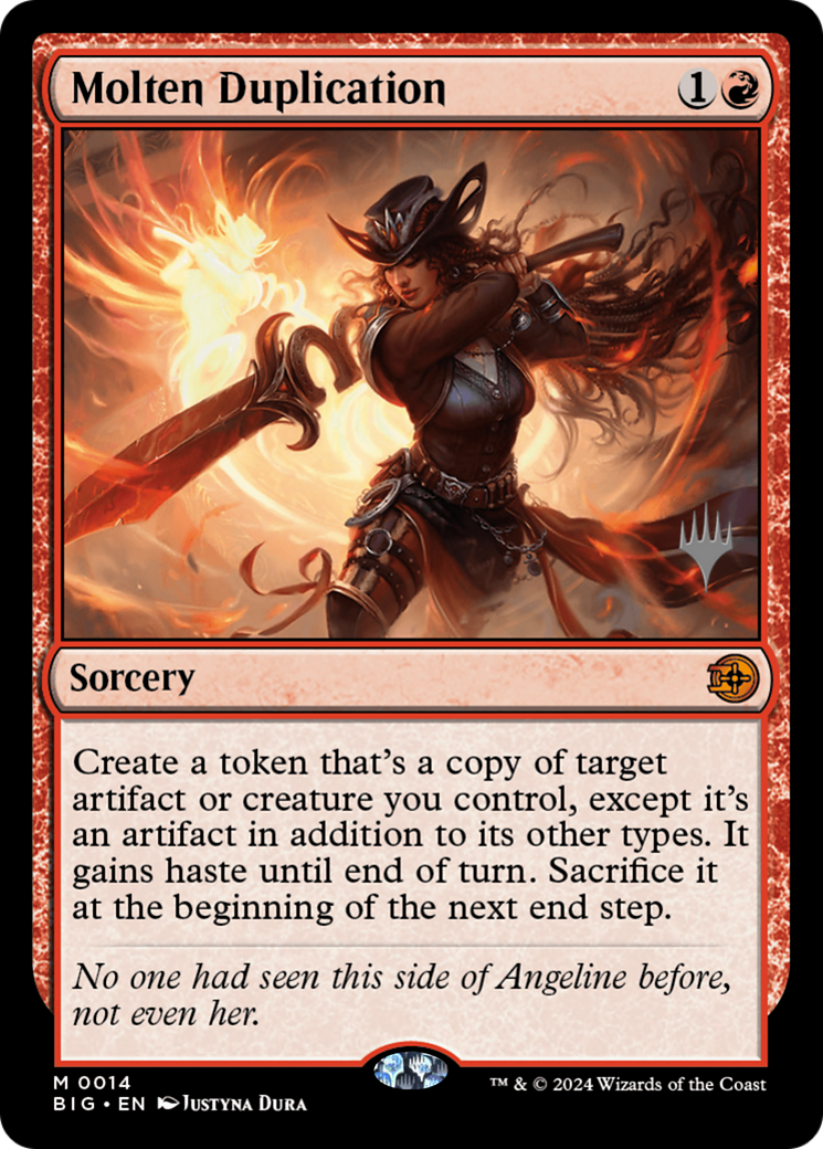 Molten Duplication [Outlaws of Thunder Junction: The Big Score Promos] | Empire Gaming NC