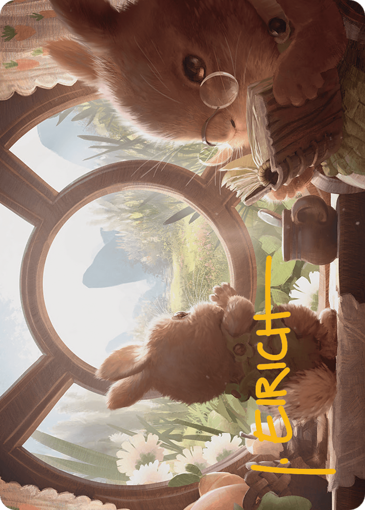Farseek Art Card (Gold-Stamped Signature) [Bloomburrow Art Series] | Empire Gaming NC