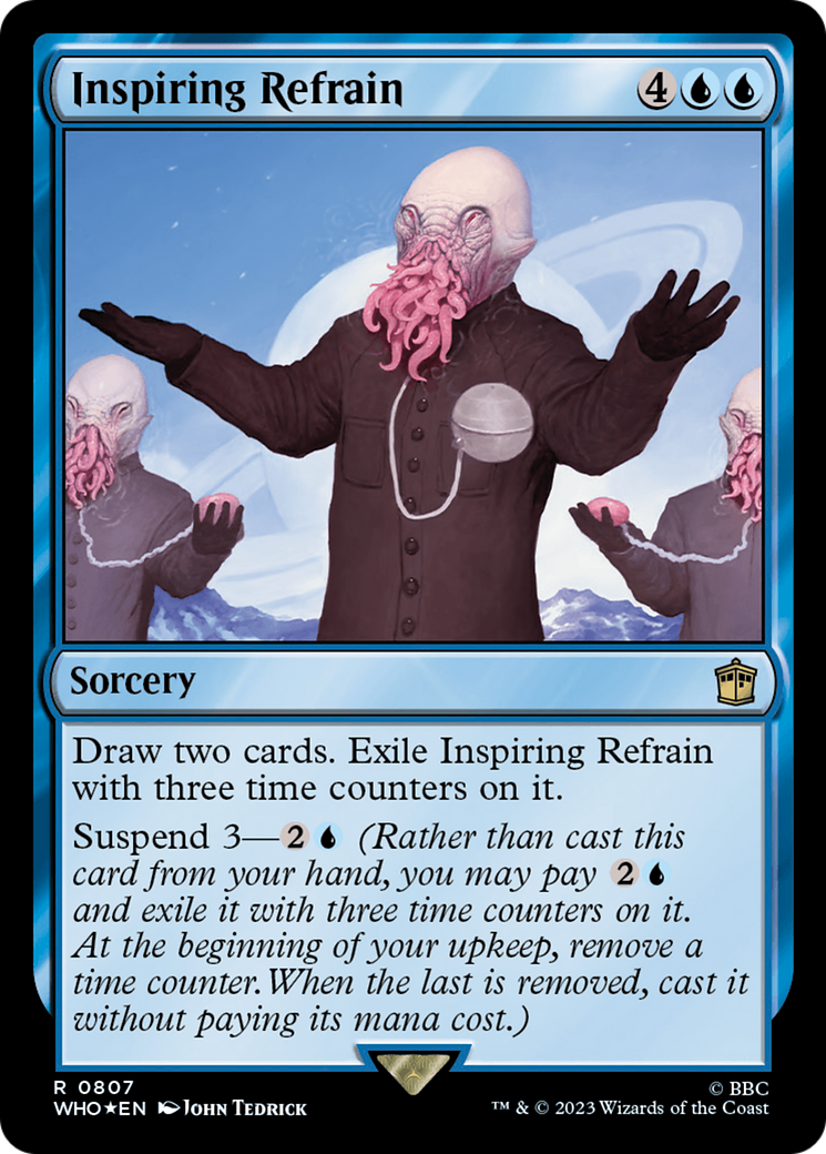 Inspiring Refrain (Surge Foil) [Doctor Who] | Empire Gaming NC