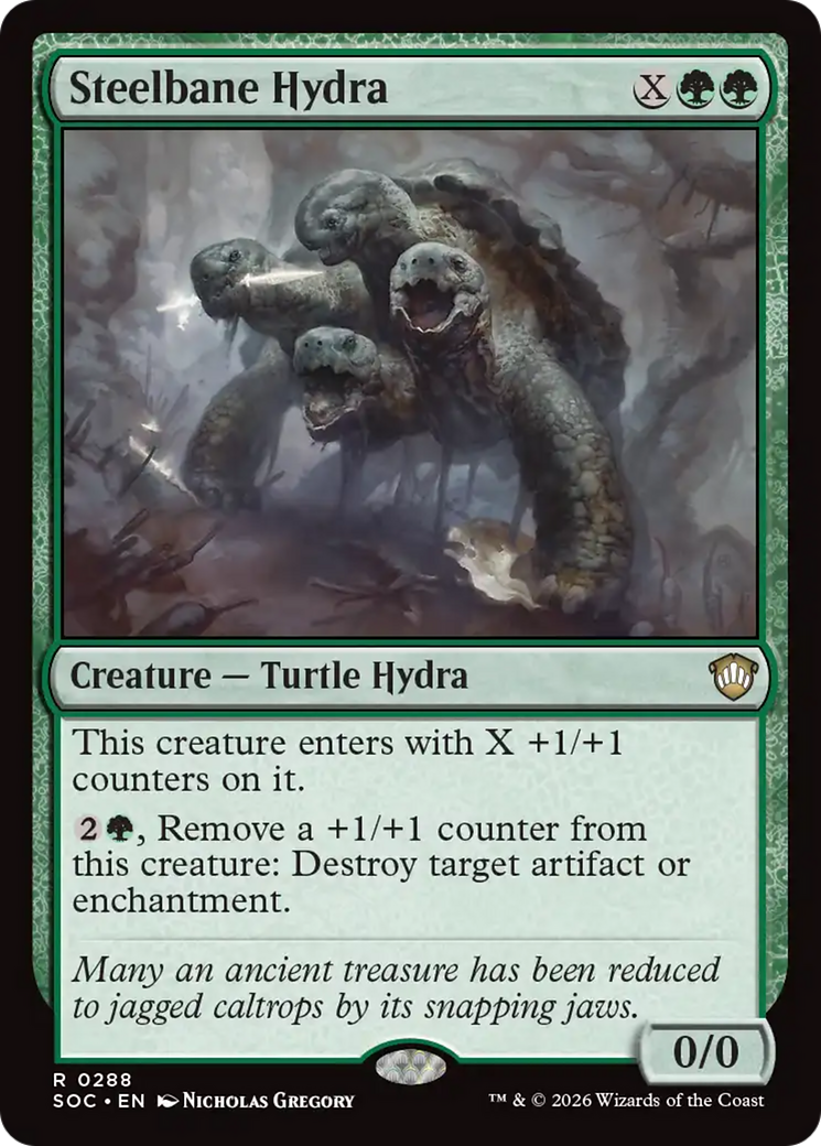 Steelbane Hydra [Secrets of Strixhaven Commander] | Empire Gaming NC