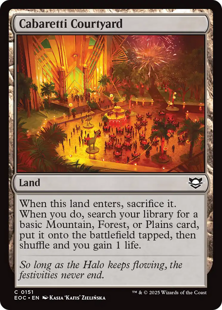 Cabaretti Courtyard [Edge of Eternities Commander] | Empire Gaming NC