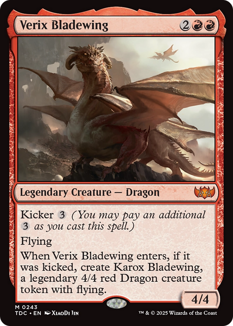 Verix Bladewing [Tarkir: Dragonstorm Commander] | Empire Gaming NC