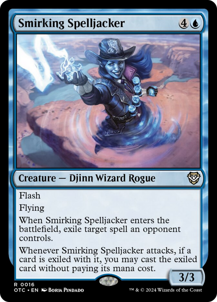 Smirking Spelljacker [Outlaws of Thunder Junction Commander] | Empire Gaming NC