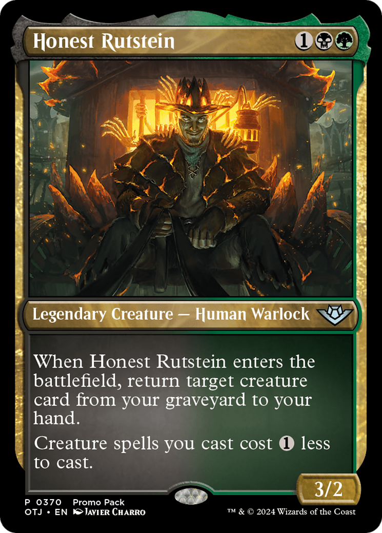 Honest Rutstein (Promo Pack) [Outlaws of Thunder Junction Promos] | Empire Gaming NC