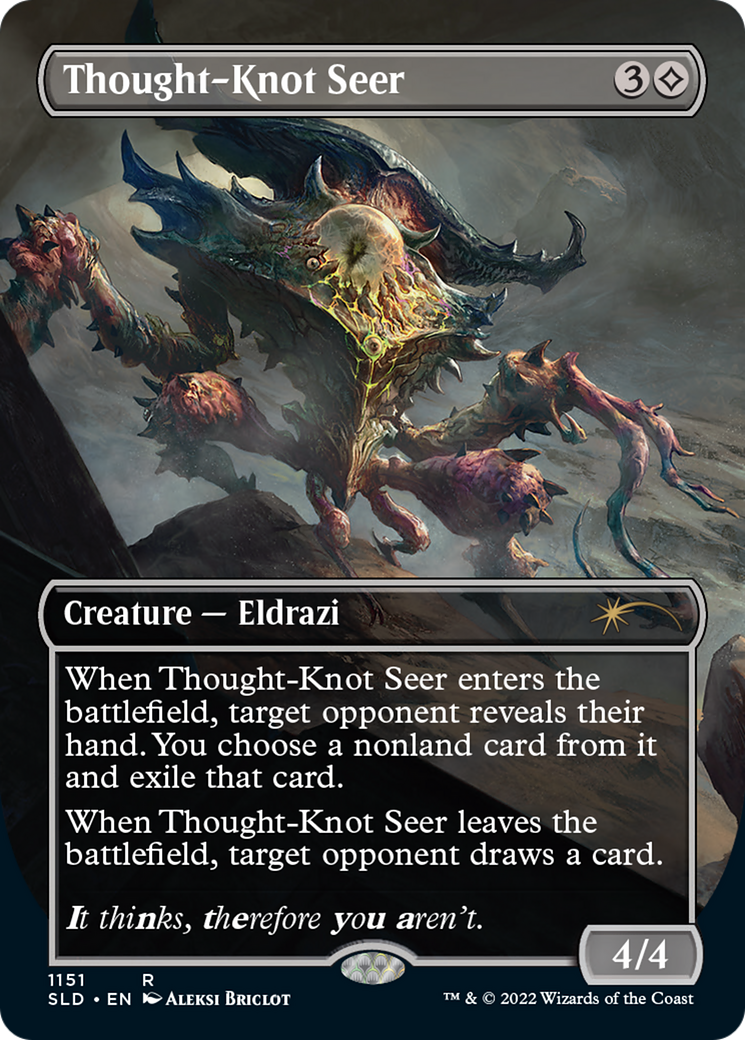 Thought-Knot Seer (1151) (Borderless) [Secret Lair Drop Series] | Empire Gaming NC