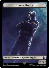 Human Rogue // Beast Double-Sided Token [Doctor Who Tokens] | Empire Gaming NC