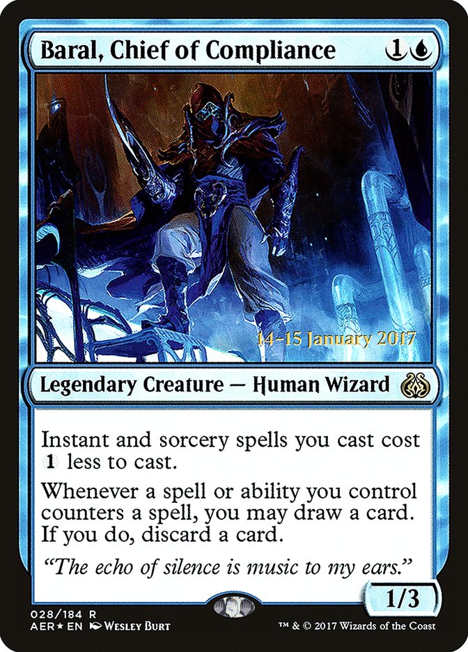 Baral, Chief of Compliance [Aether Revolt Prerelease Promos] | Empire Gaming NC