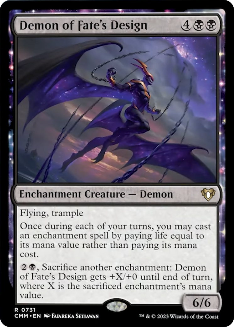 Demon of Fate's Design [Commander Masters] | Empire Gaming NC