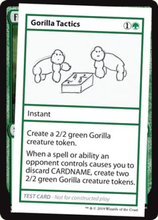 Gorilla Tactics (2021 Edition) [Mystery Booster Playtest Cards] | Empire Gaming NC