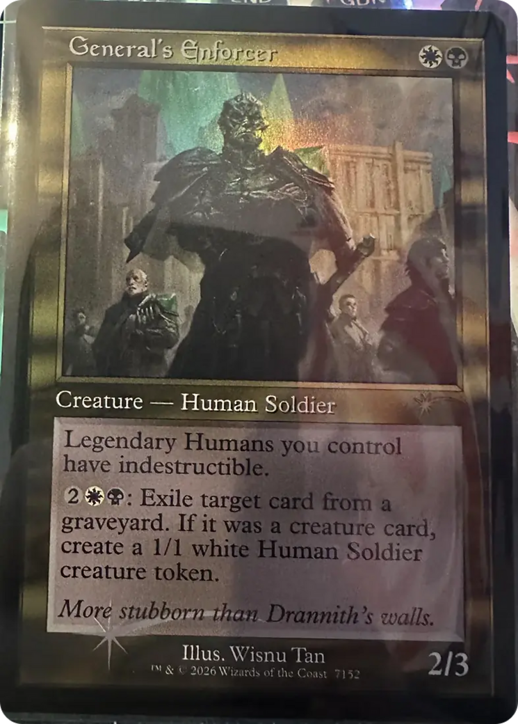 General's Enforcer (7152) (Retro Frame) [Secret Lair Drop Series] | Empire Gaming NC