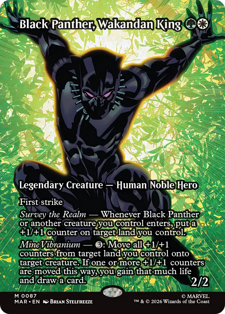 Black Panther, Wakandan King (Borderless) [Marvel Universe: Eternal-Legal] | Empire Gaming NC