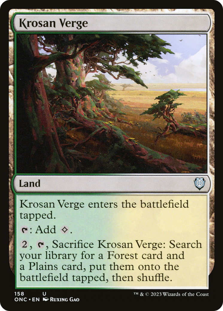 Krosan Verge [Phyrexia: All Will Be One Commander] | Empire Gaming NC