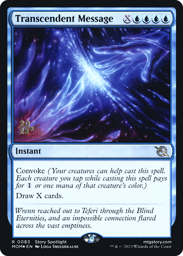 Transcendent Message [March of the Machine Prerelease Promos] | Empire Gaming NC