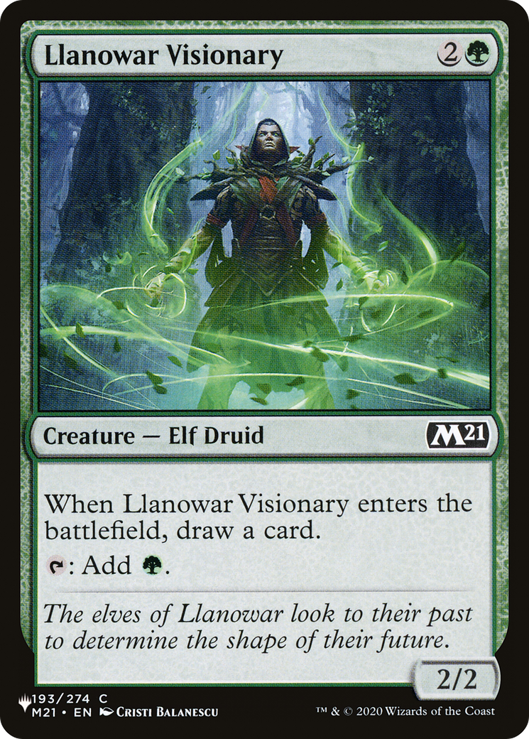 Llanowar Visionary [The List] | Empire Gaming NC