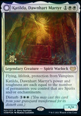 Katilda, Dawnhart Martyr // Katilda's Rising Dawn [Innistrad: Crimson Vow Prerelease Promos] | Empire Gaming NC