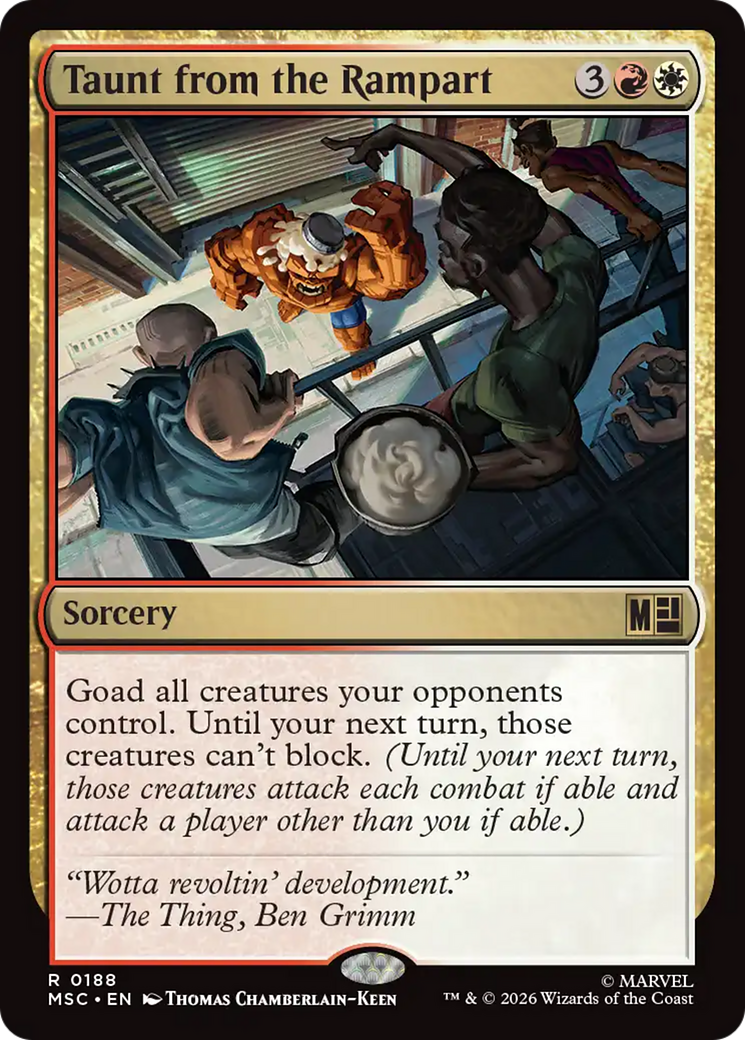 Taunt from the Rampart [Marvel Super Heroes Commander] | Empire Gaming NC