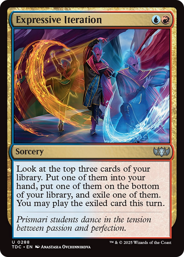 Expressive Iteration [Tarkir: Dragonstorm Commander] | Empire Gaming NC