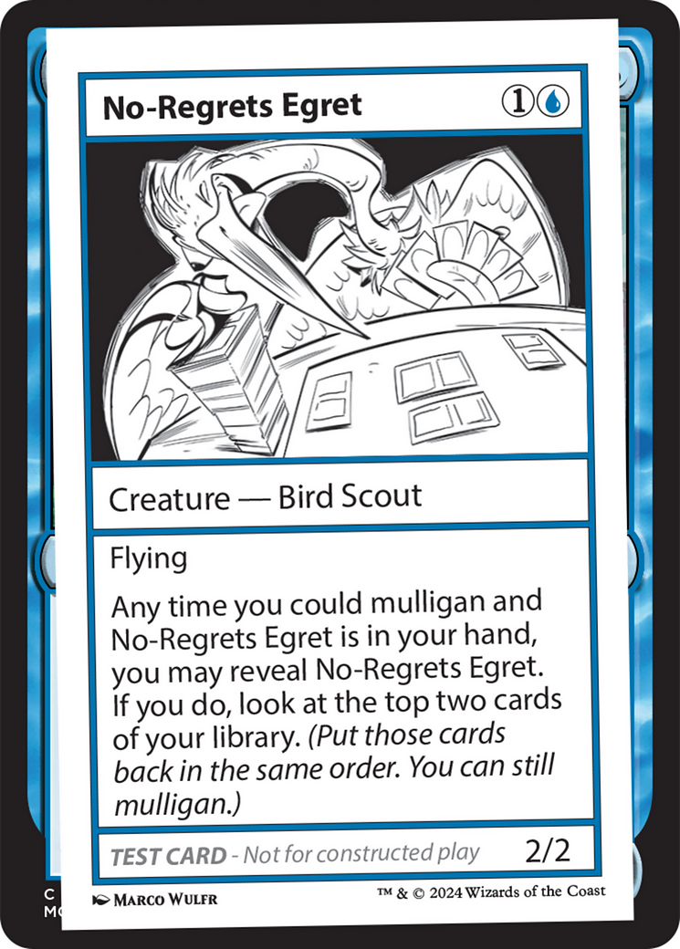 No-Regrets Egret [Mystery Booster 2 Playtest Cards] | Empire Gaming NC