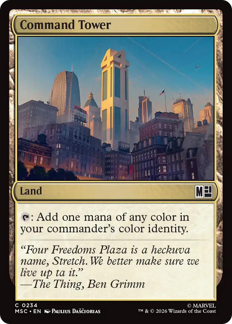 Command Tower (0234) (Surge Foil) [Marvel Super Heroes Commander] | Empire Gaming NC