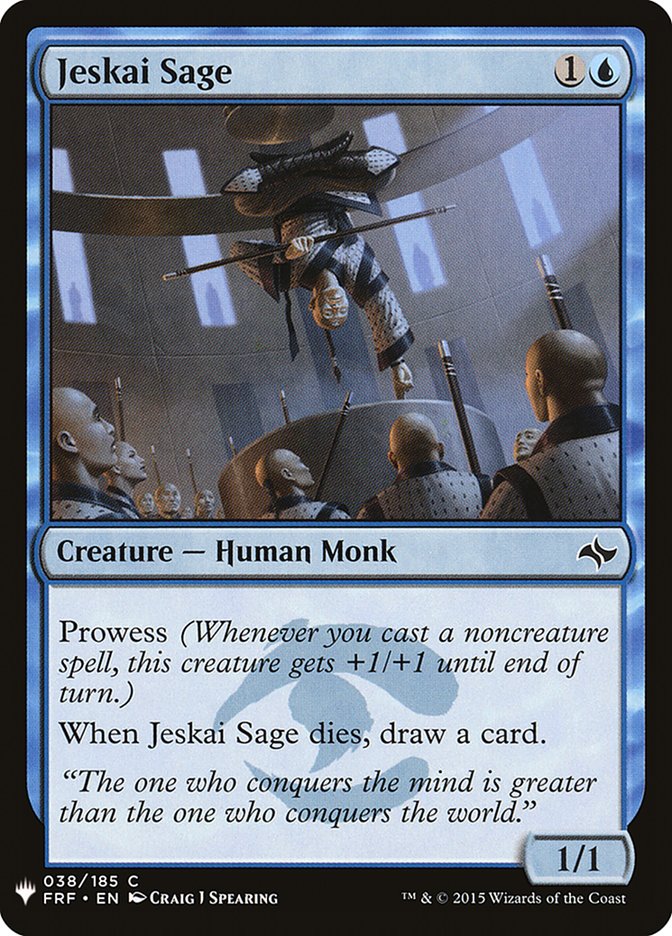 Jeskai Sage [Mystery Booster] | Empire Gaming NC