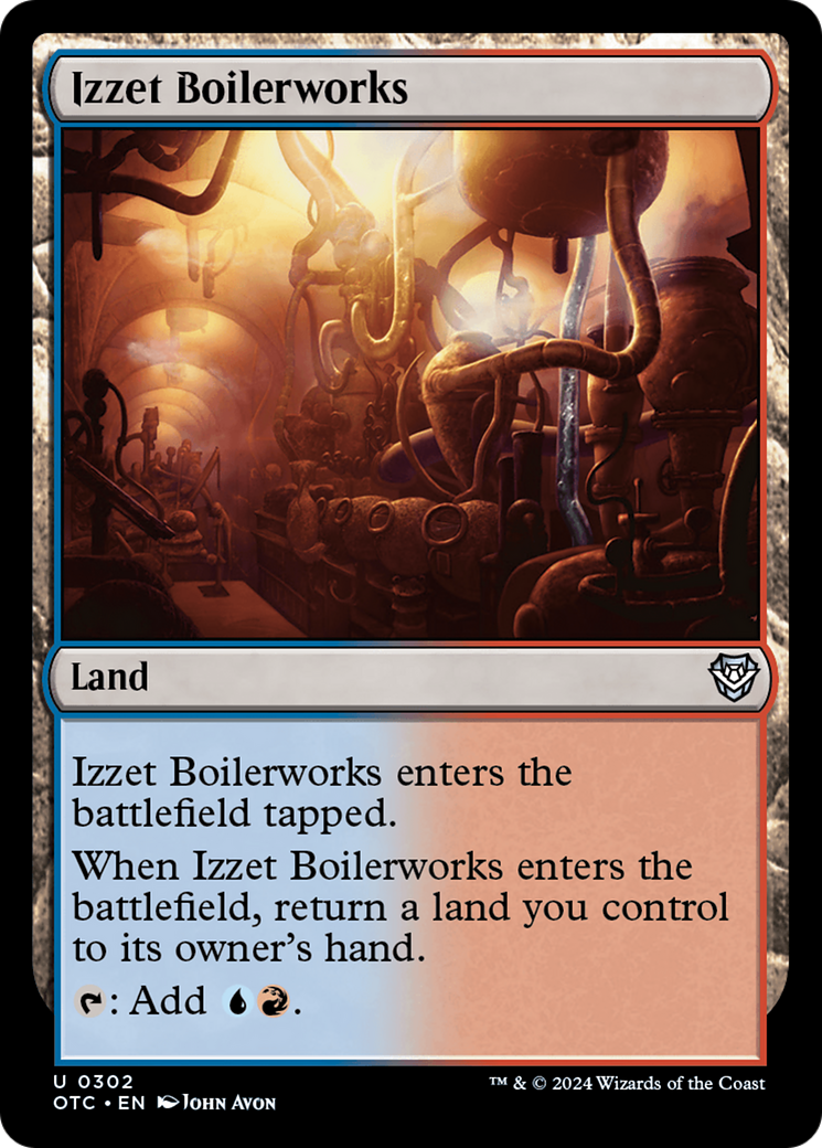 Izzet Boilerworks [Outlaws of Thunder Junction Commander] | Empire Gaming NC