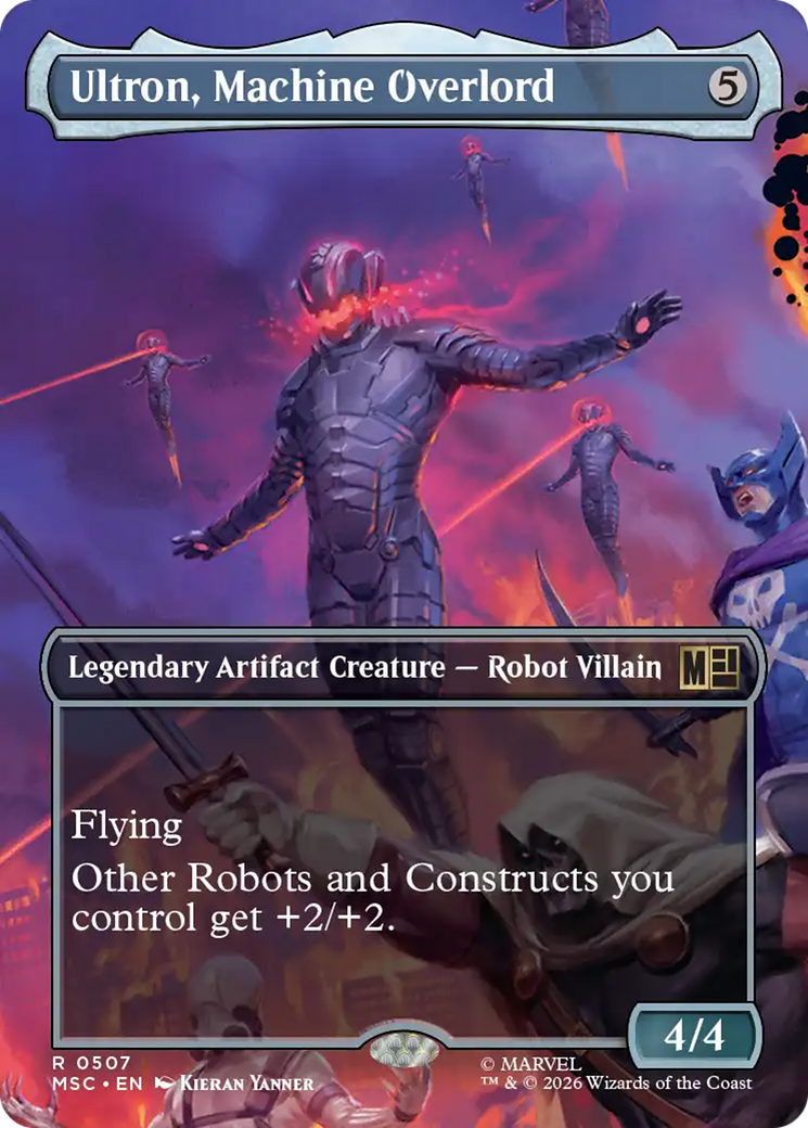 Ultron, Machine Overlord (Borderless) [Marvel Super Heroes Commander] | Empire Gaming NC