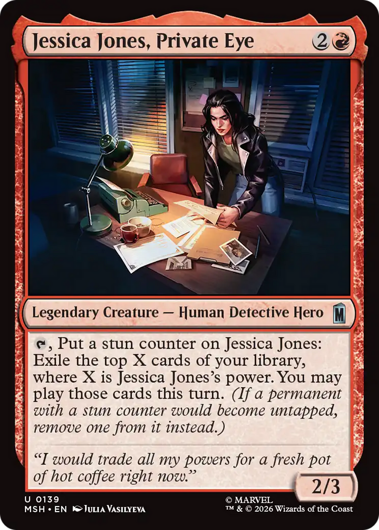 Jessica Jones, Private Eye [Marvel Super Heroes] | Empire Gaming NC