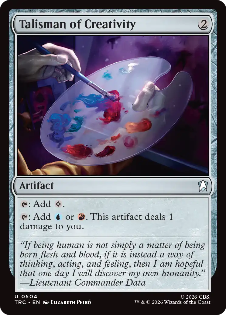 Talisman of Creativity (Surge Foil) [Star Trek Commander] | Empire Gaming NC
