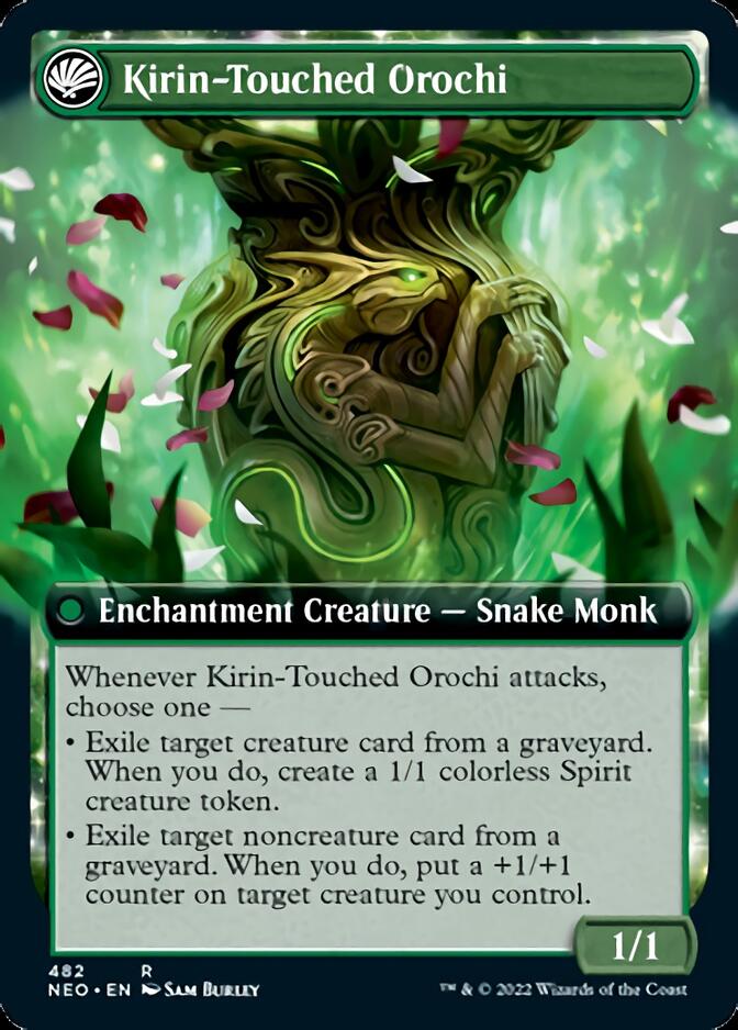 Teachings of the Kirin // Kirin-Touched Orochi (Extended Art) [Kamigawa: Neon Dynasty] | Empire Gaming NC