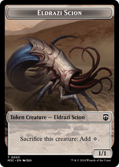 Eldrazi Spawn (Ripple Foil) // Eldrazi Scion Double-Sided Token [Modern Horizons 3 Commander Tokens] | Empire Gaming NC