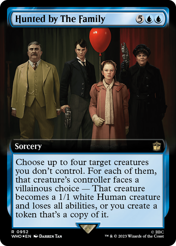 Hunted by The Family (Extended Art) (Surge Foil) [Doctor Who] | Empire Gaming NC