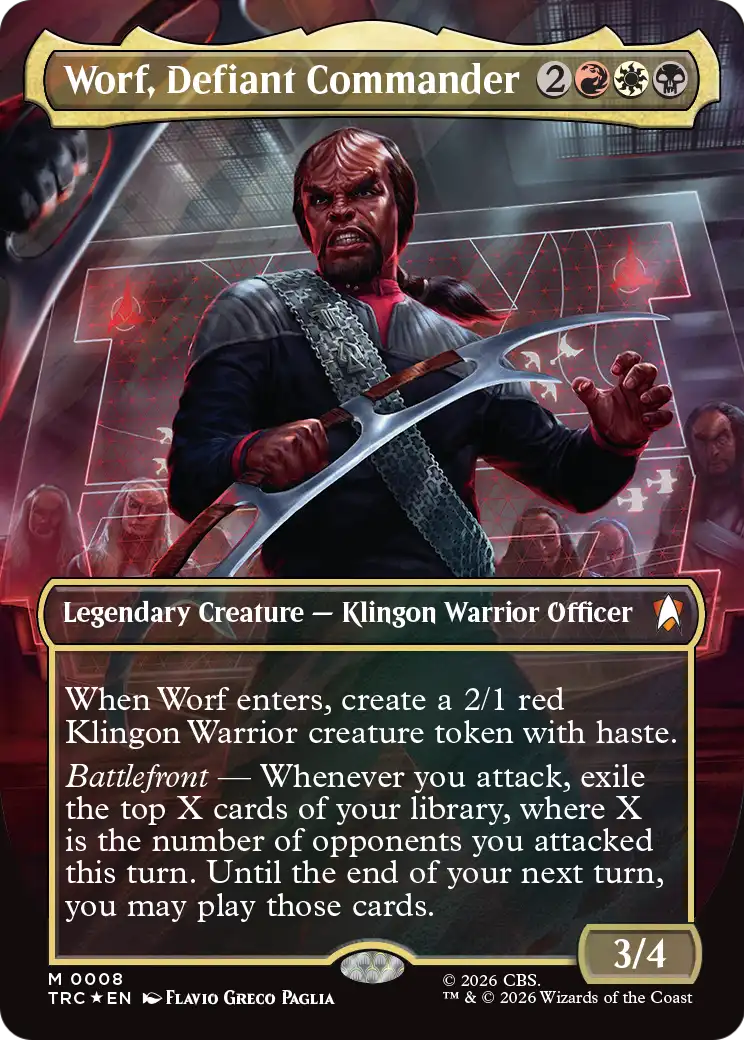 Kang, Suspicious Captain (Extended Art) [Star Trek Commander] | Empire Gaming NC