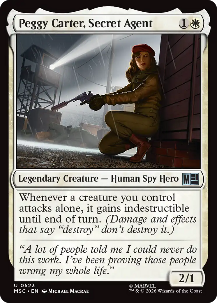 Peggy Carter, Secret Agent [Marvel Super Heroes Commander] | Empire Gaming NC
