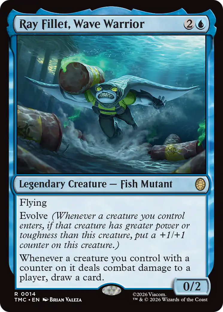 Ray Fillet, Wave Warrior [Teenage Mutant Ninja Turtles Commander] | Empire Gaming NC