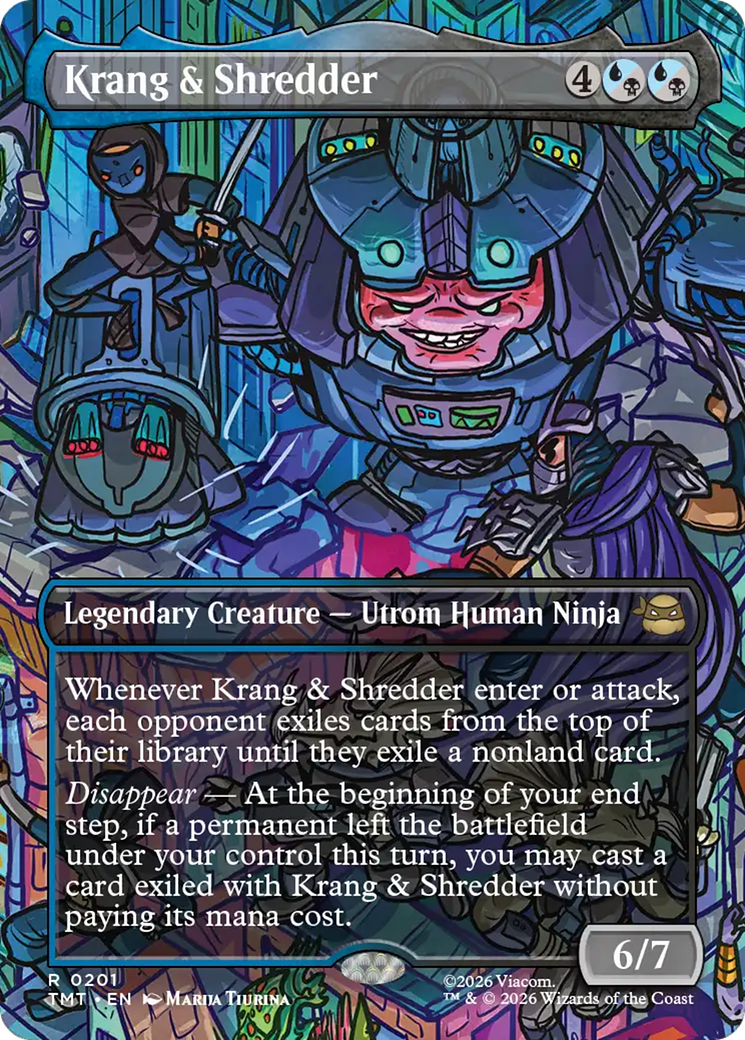 Krang & Shredder (Borderless) [Teenage Mutant Ninja Turtles] | Empire Gaming NC