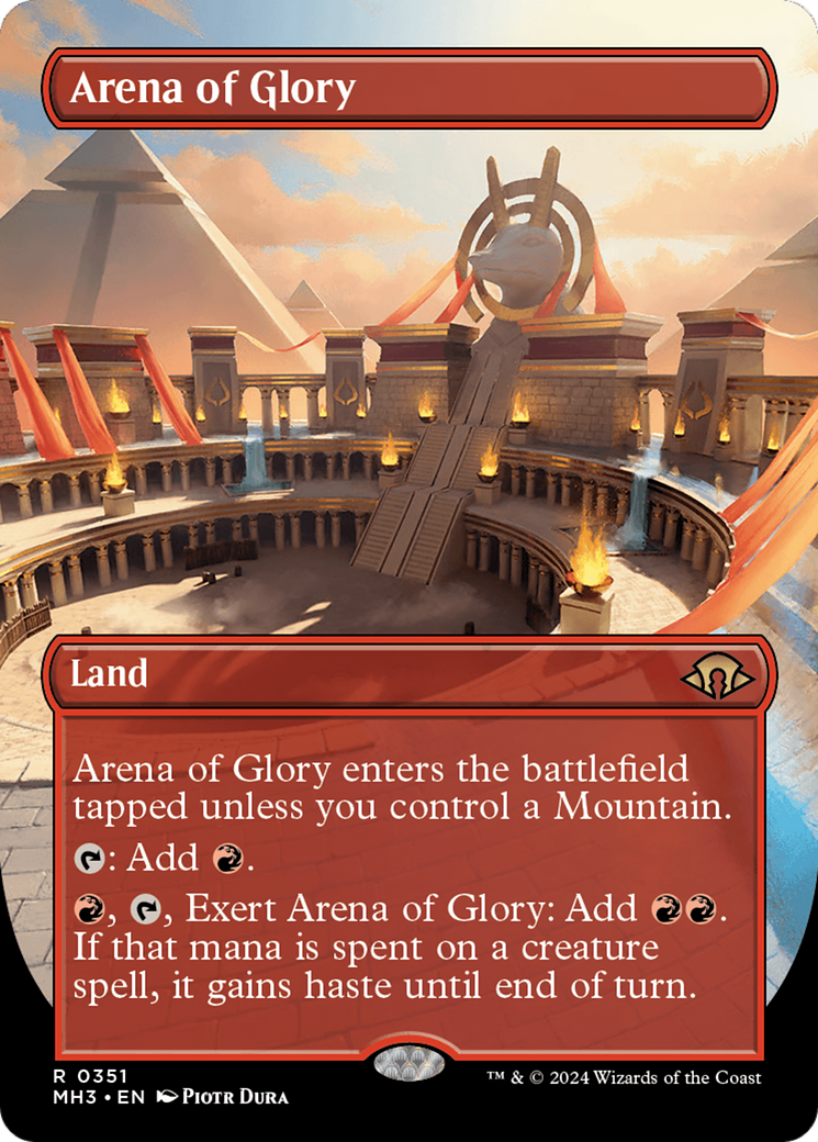 Arena of Glory (Borderless) [Modern Horizons 3] | Empire Gaming NC