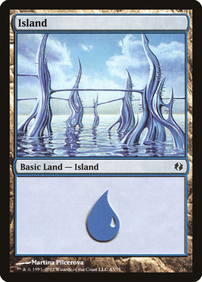 Island (43) [Duel Decks: Venser vs. Koth] | Empire Gaming NC