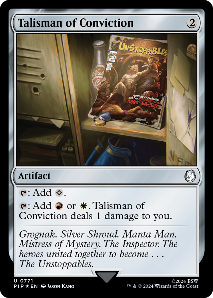 Talisman of Conviction (Surge Foil) [Fallout] | Empire Gaming NC