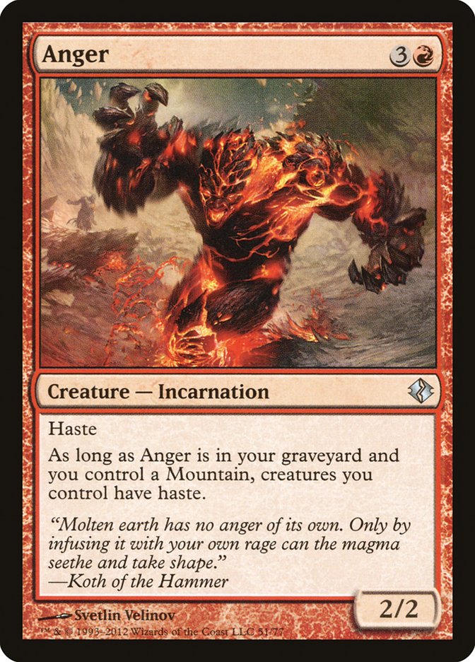 Anger [Duel Decks: Venser vs. Koth] | Empire Gaming NC