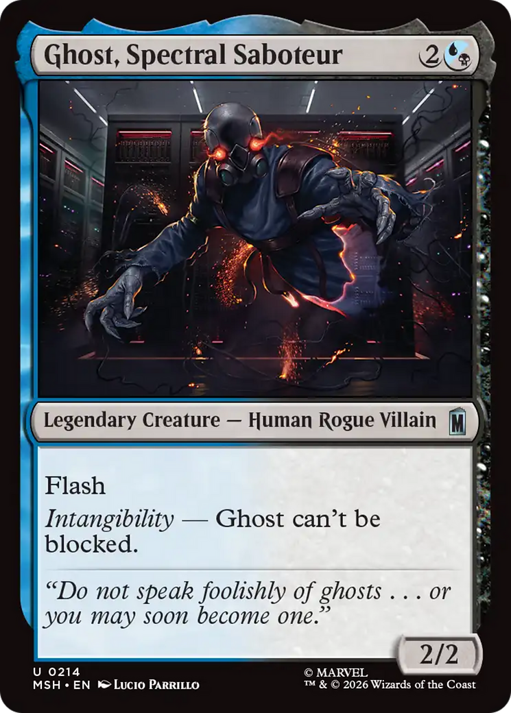 Ghost, Spectral Saboteur [Marvel Super Heroes] | Empire Gaming NC