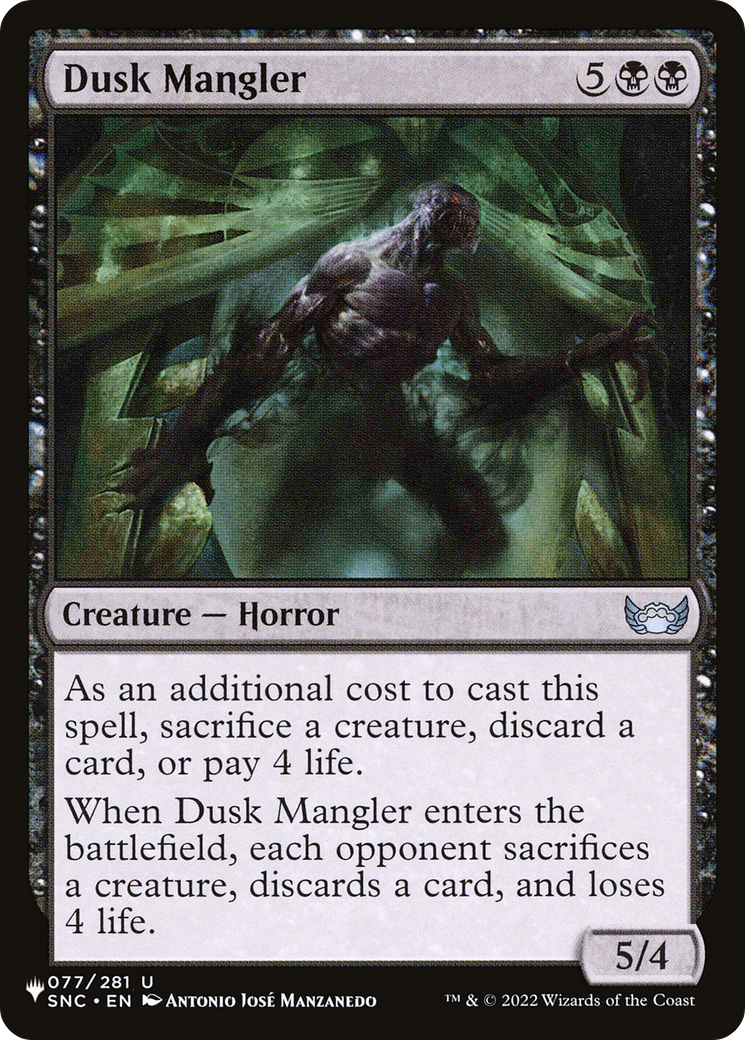 Dusk Mangler [The List] | Empire Gaming NC