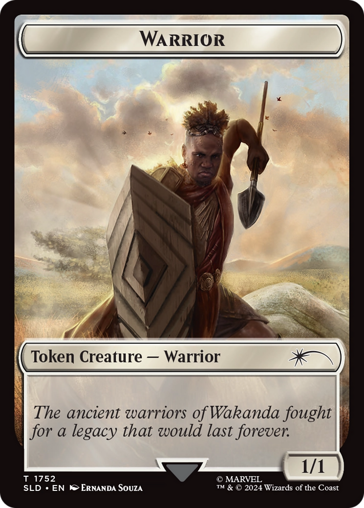 Warrior Token (Rainbow Foil) [Secret Lair Drop Series] | Empire Gaming NC