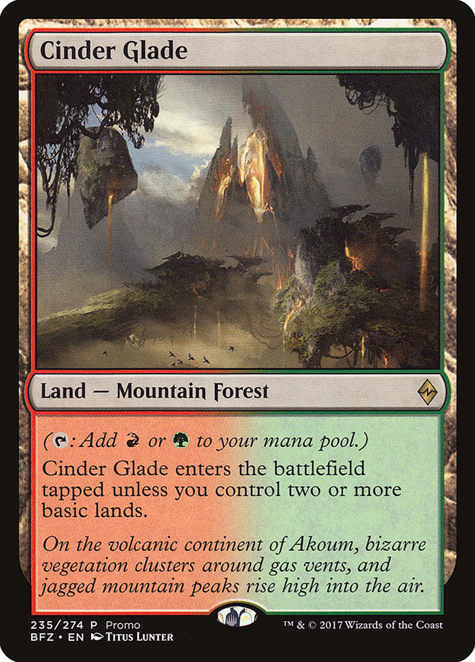 Cinder Glade (Promo) [Standard Showdown Promos] | Empire Gaming NC