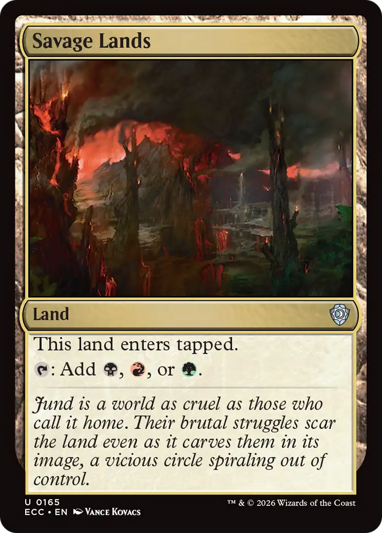 Savage Lands [Lorwyn Eclipsed Commander] | Empire Gaming NC