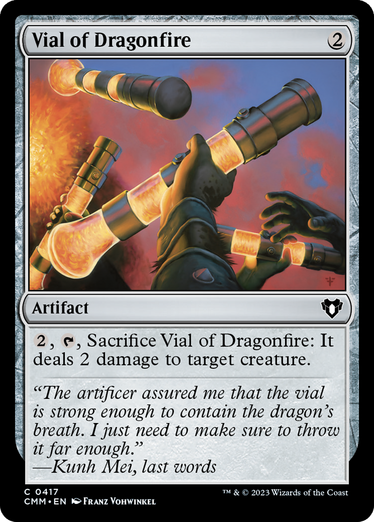 Vial of Dragonfire [Commander Masters] | Empire Gaming NC