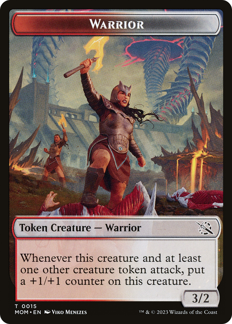 Warrior // Thopter Double-Sided Token [March of the Machine Tokens] | Empire Gaming NC