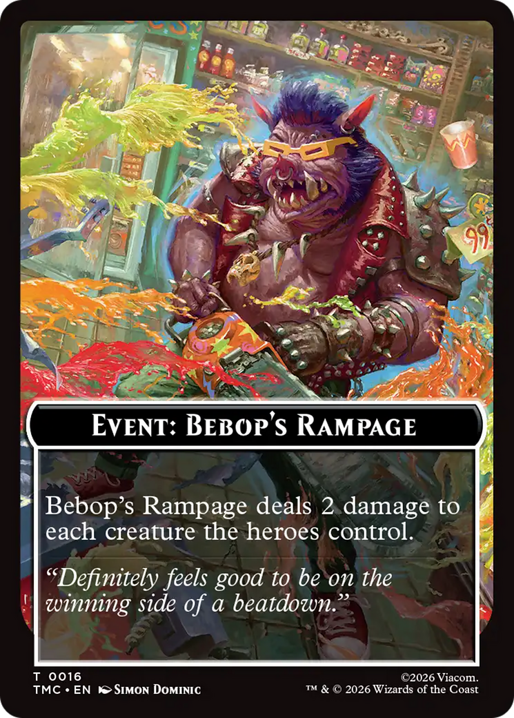 Event: Bebop's Rampage [Teenage Mutant Ninja Turtles Commander Tokens] | Empire Gaming NC
